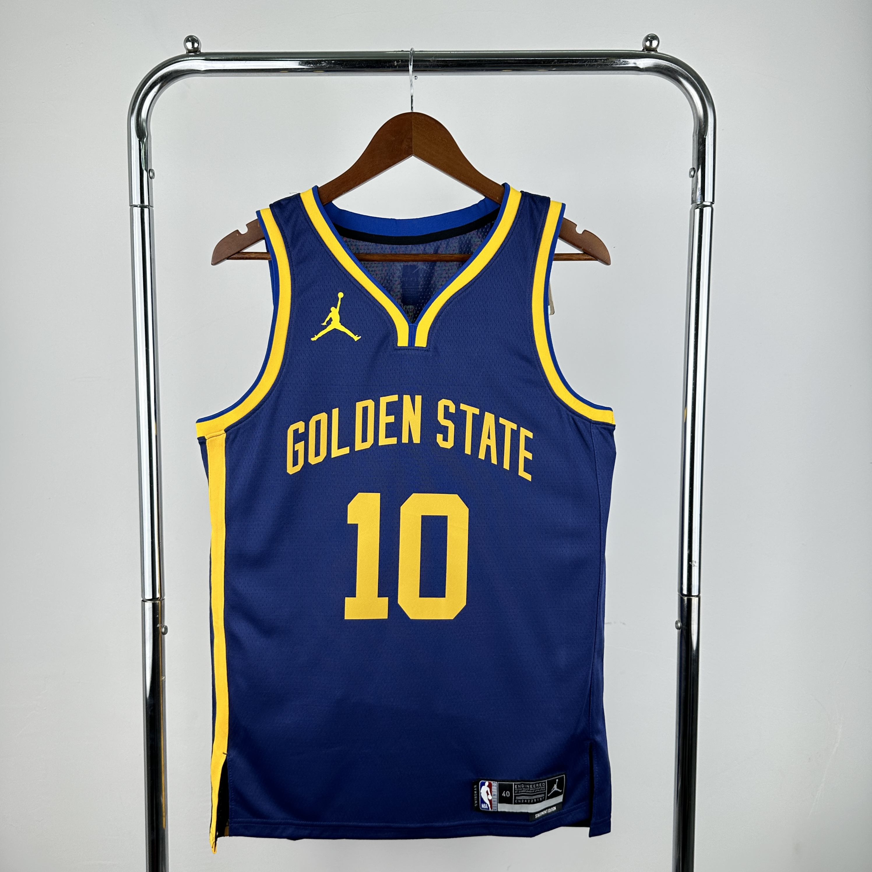 Men Golden State Warriors 10 Butler iii Blue Jordan style 2025 NBA Jersey